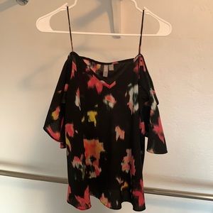 ASOS Off the Shoulder Graphic Top